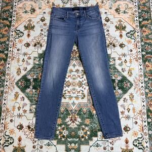 Lucky Brand Women's Mid Rise Sweet Straight Leg Jeans Denim Blue Size 28